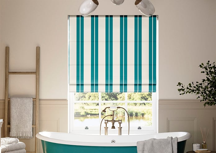 The British Stripe Co. Edward, Blackpool No.1 - Twist&Fit Roman Blind - Image 3